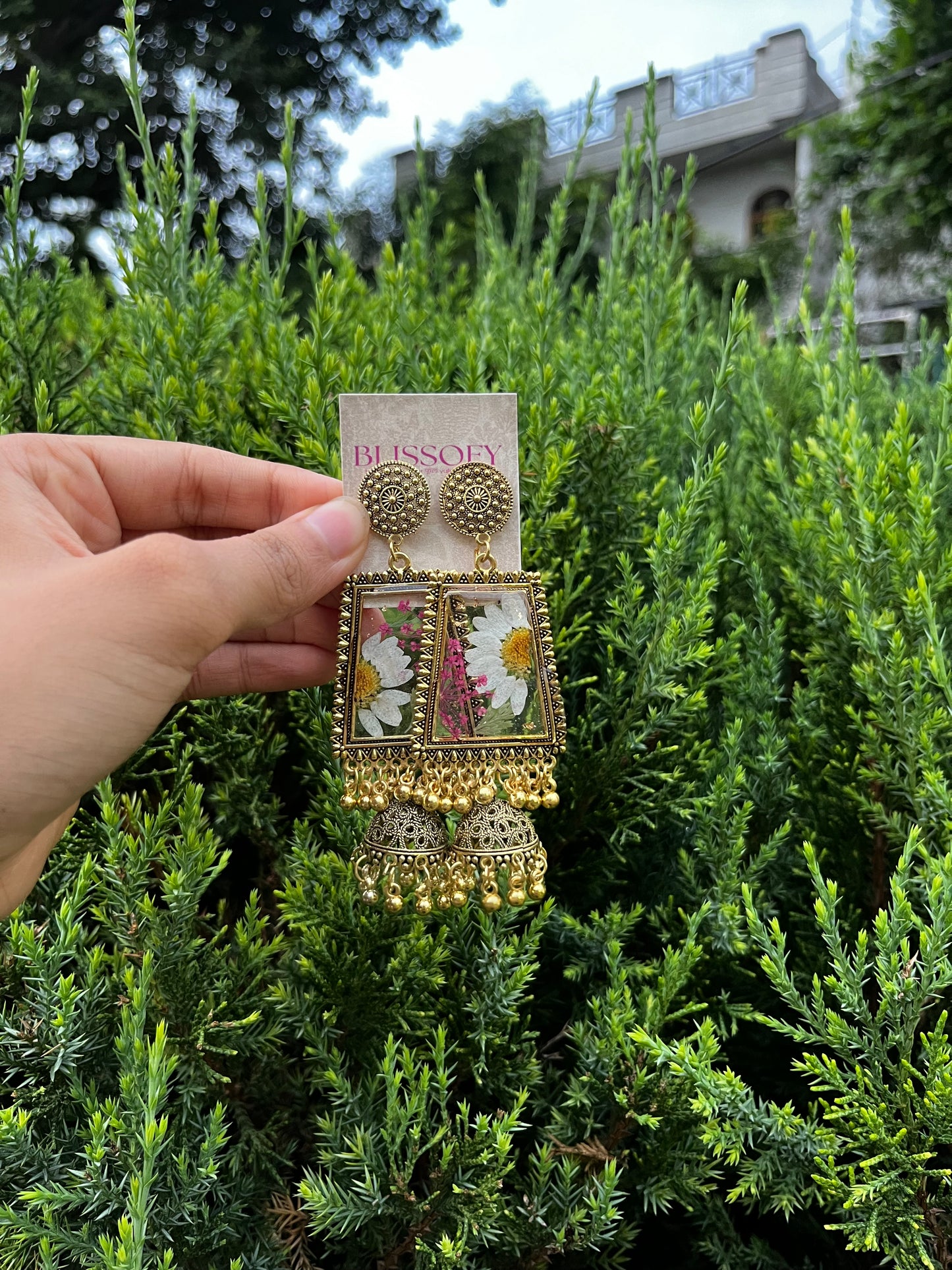 Saanjh ghungroo jhumkas