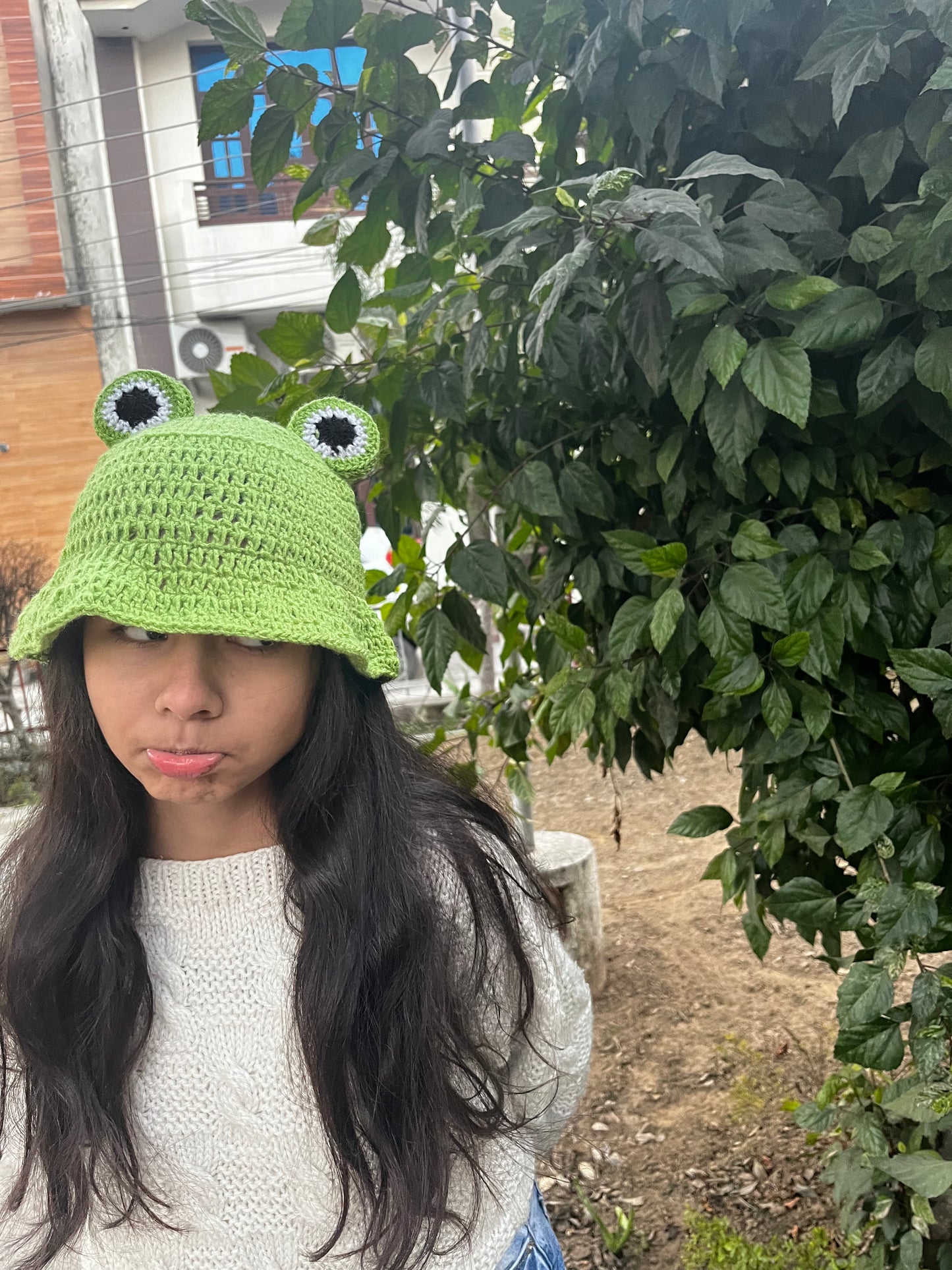 Cutest frog hat