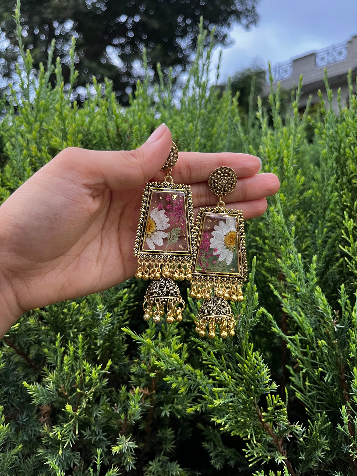 Saanjh ghungroo jhumkas