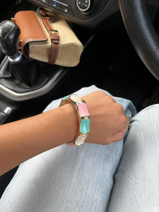 Cotton candy luxe bangle