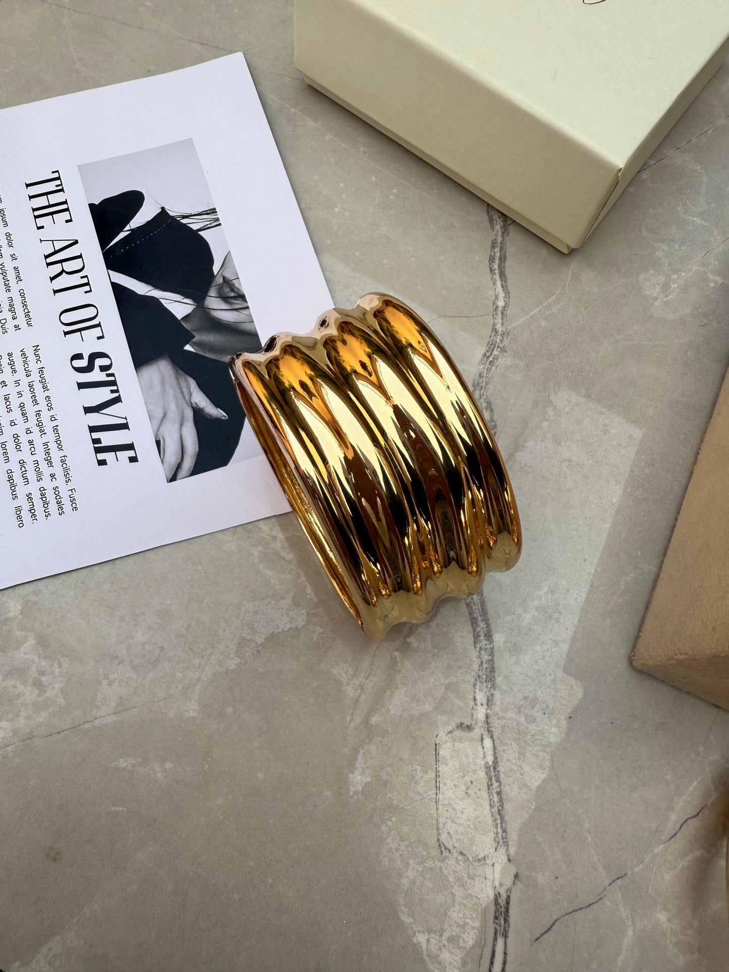 Statement bond cuff