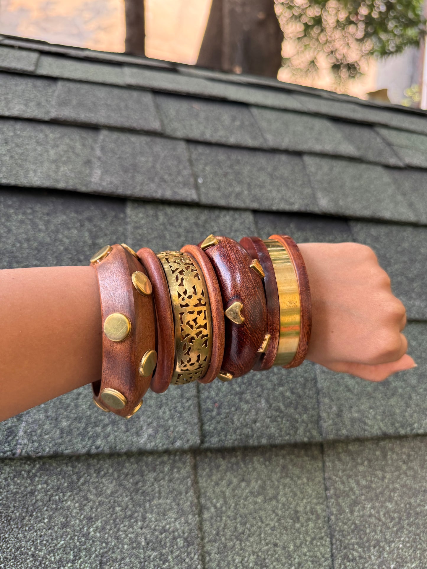 Wooden bangles