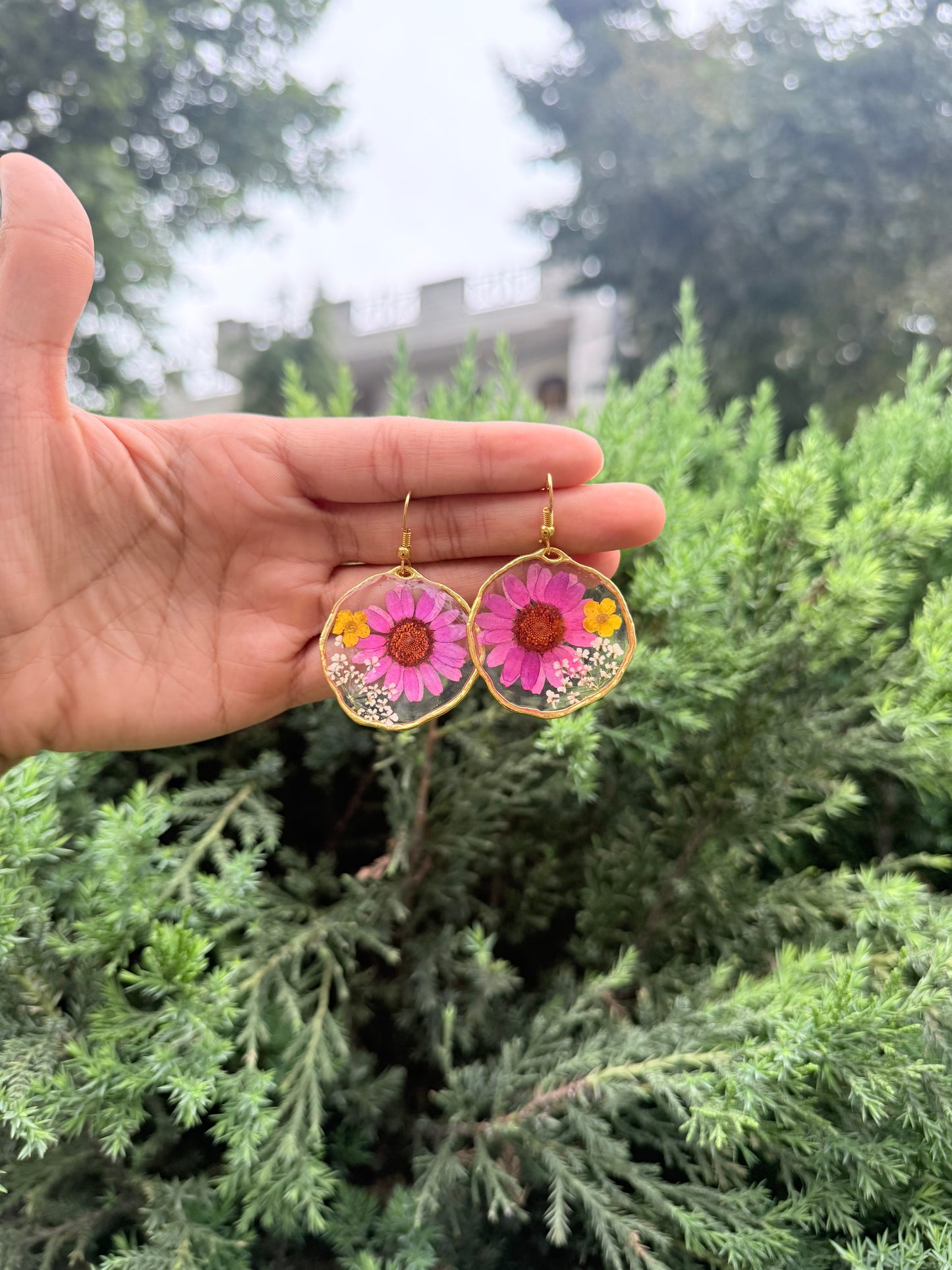 Petal poetry earrings