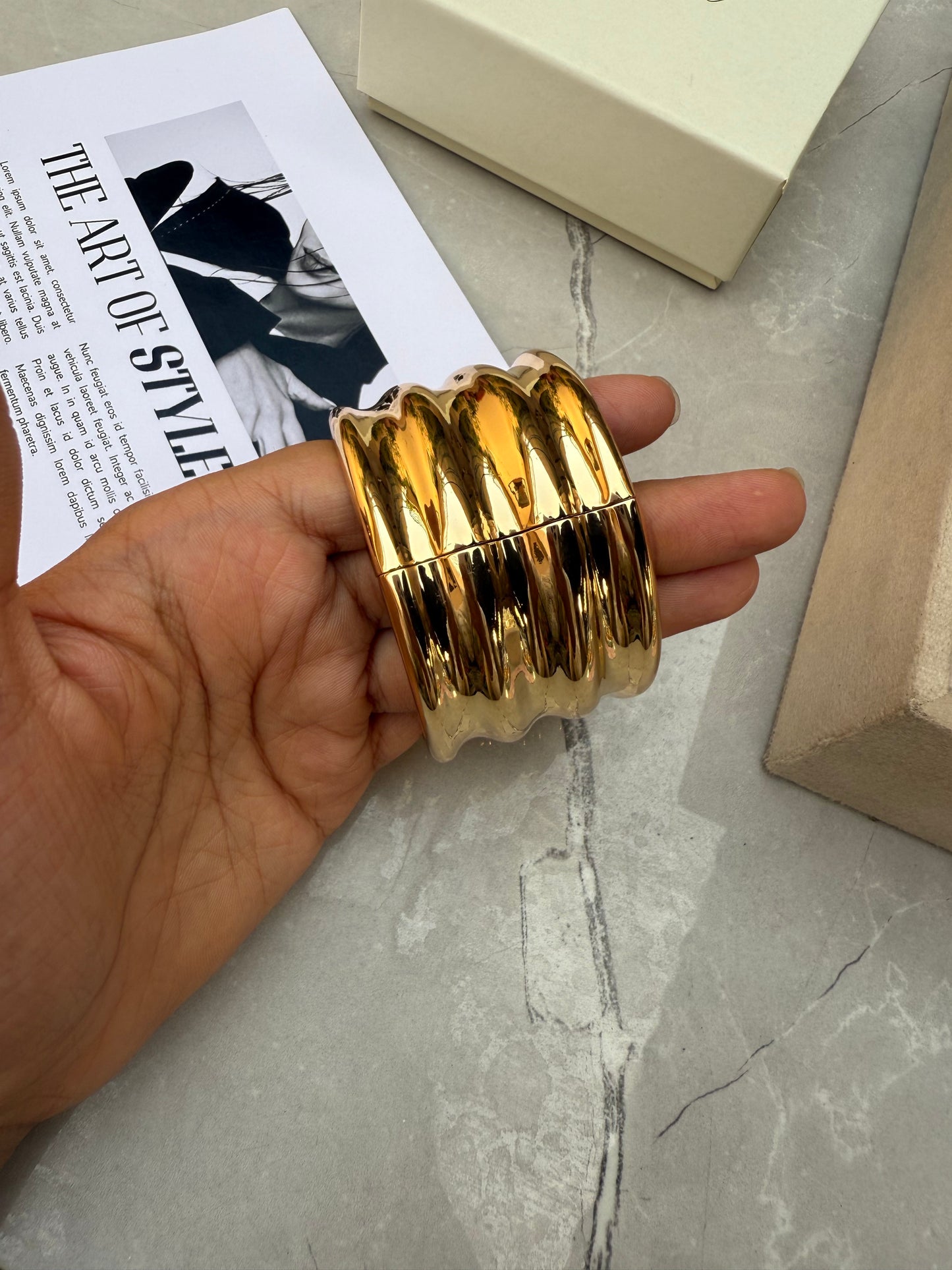 Statement bond cuff