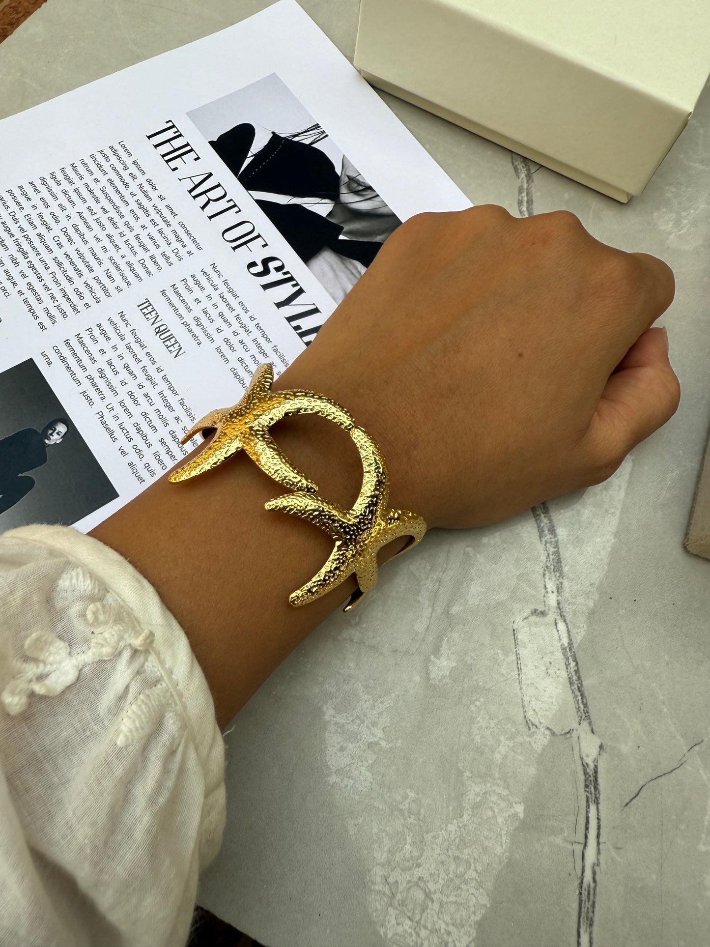 Starfish cuff