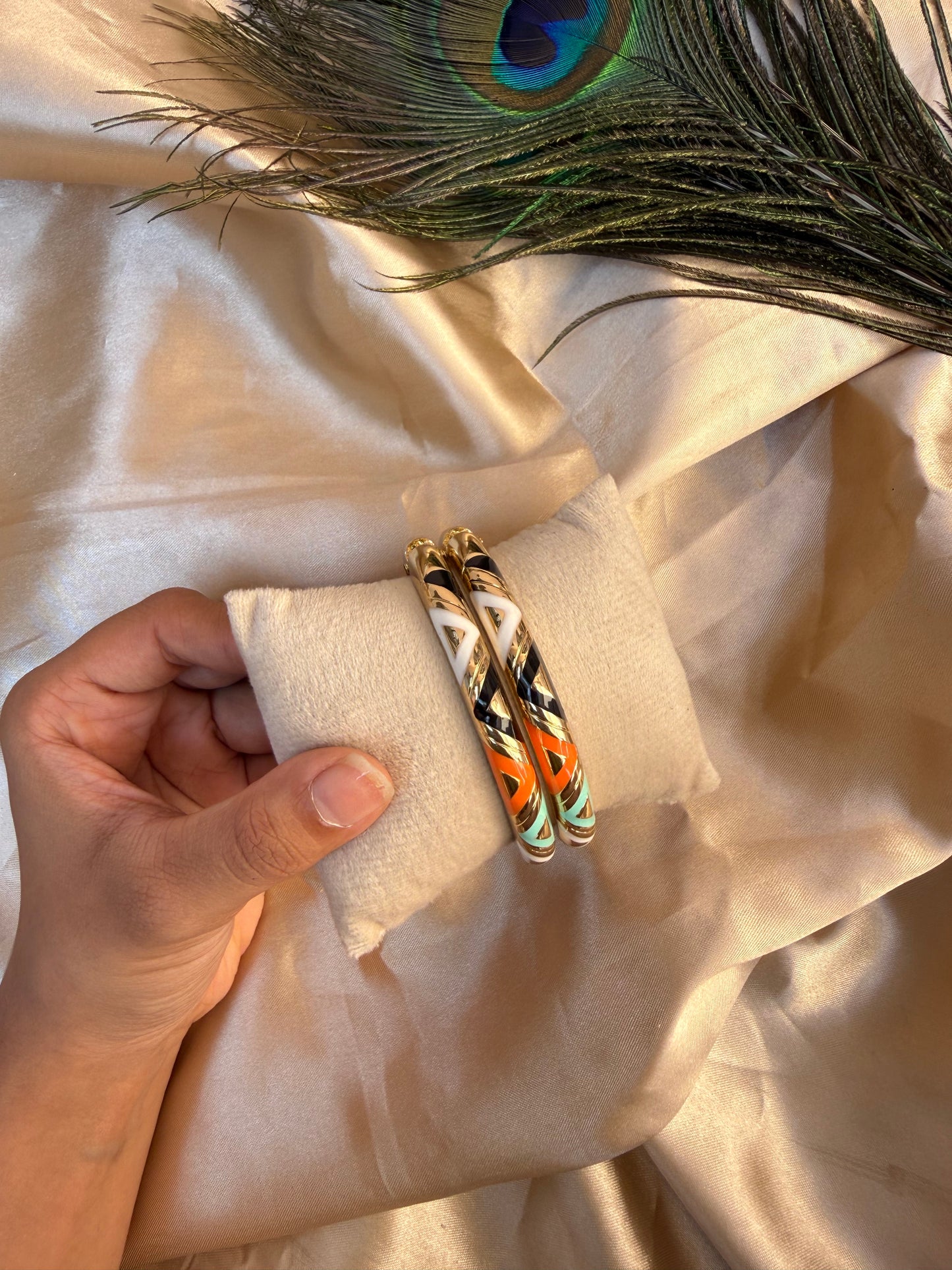 Luxe multicoloured bangle