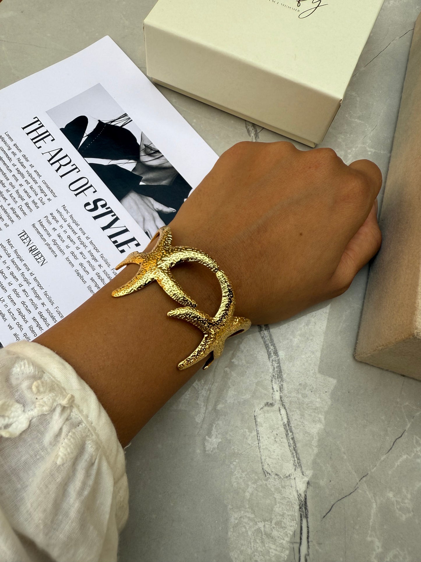 Starfish cuff