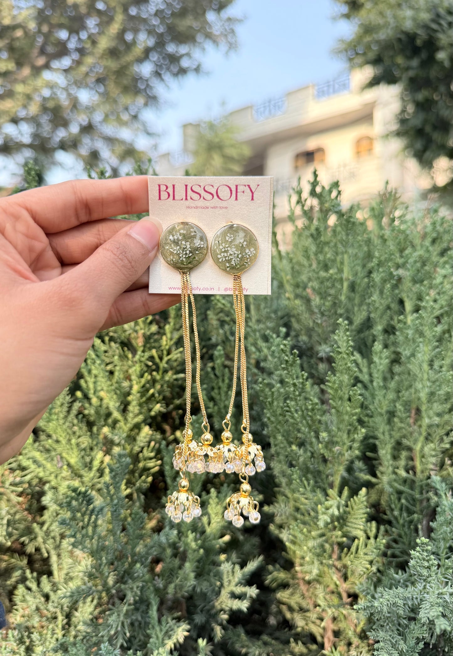 Meadow drop earrings