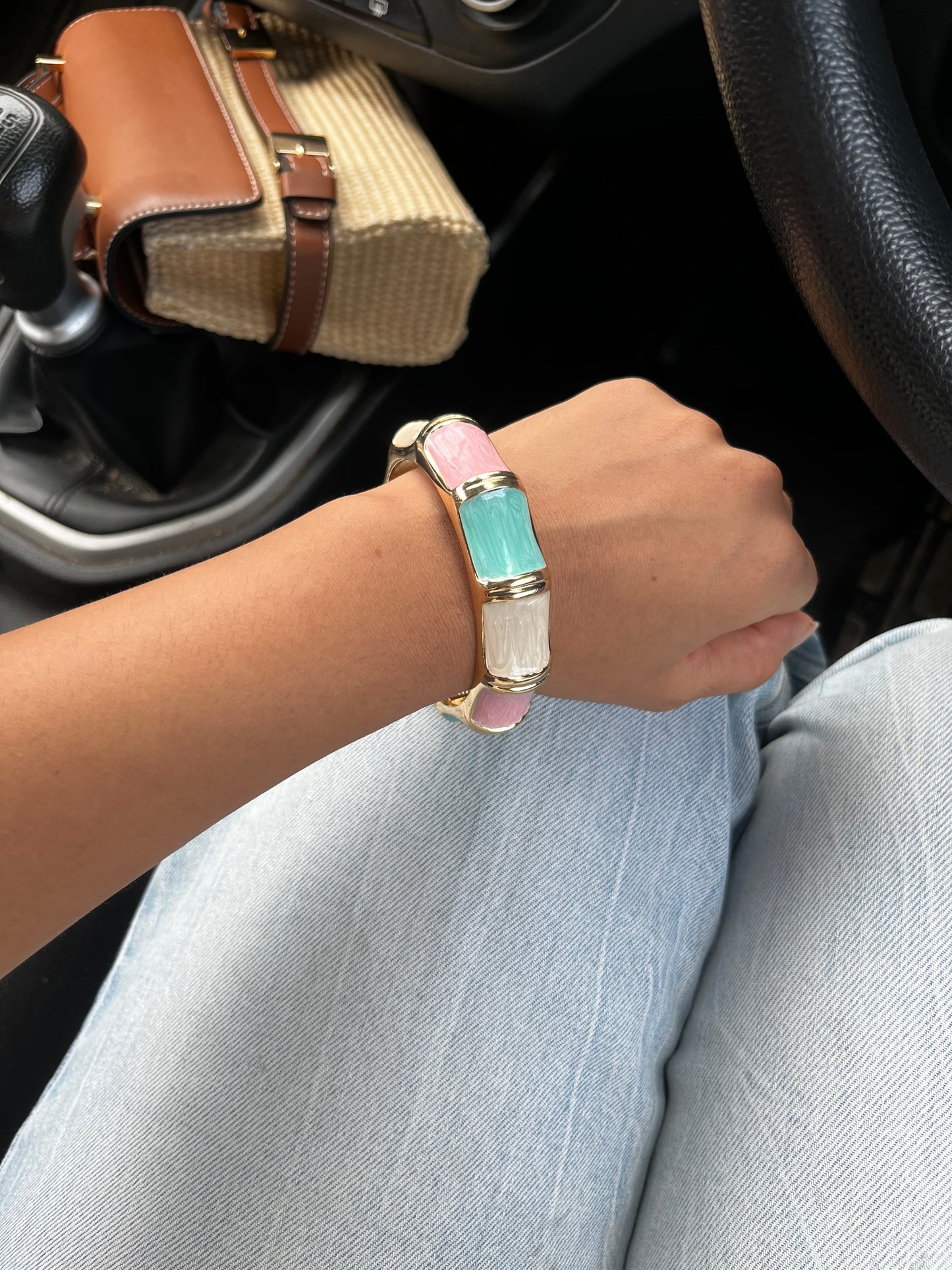 Cotton candy luxe bangle