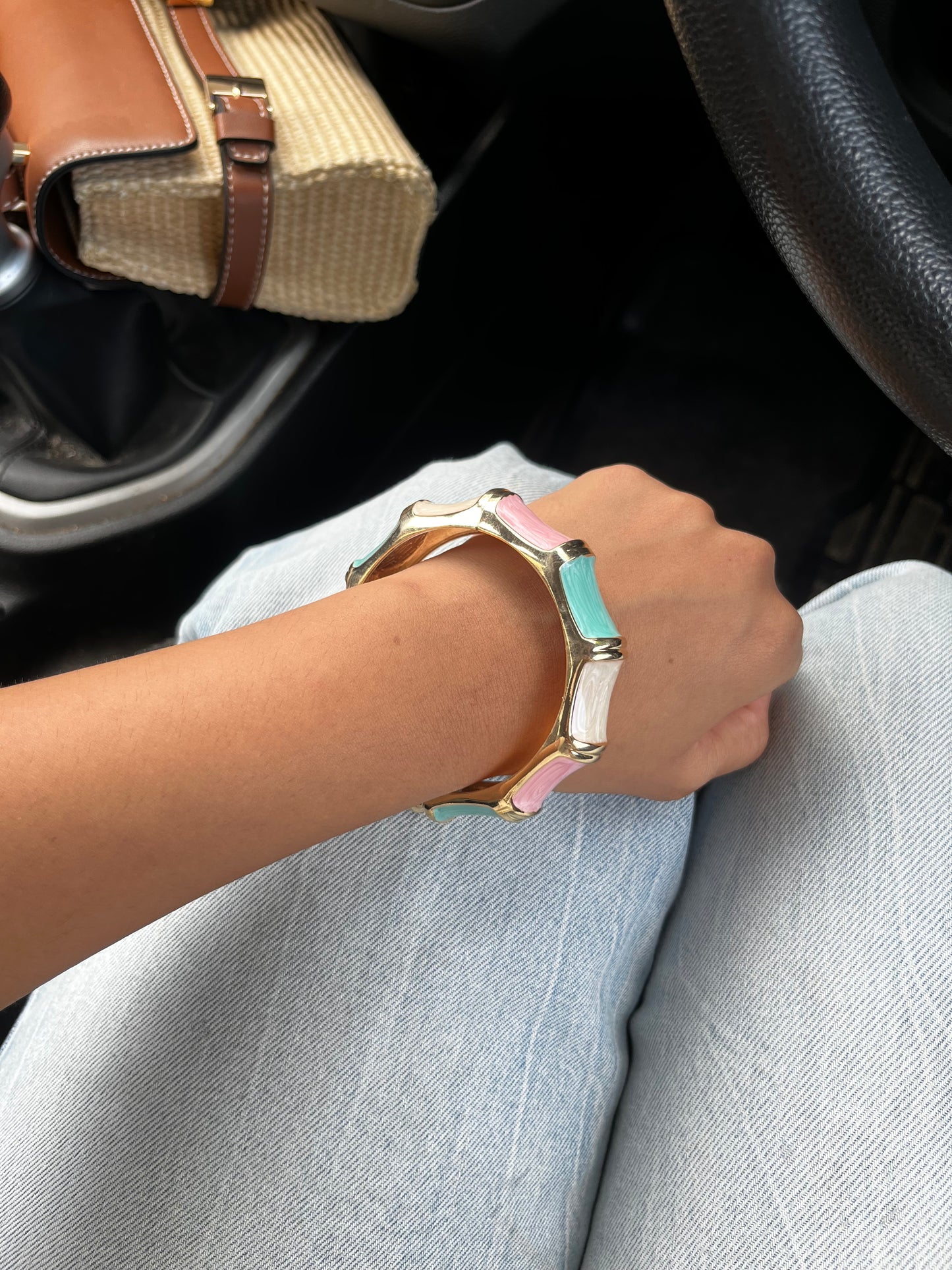 Cotton candy luxe bangle