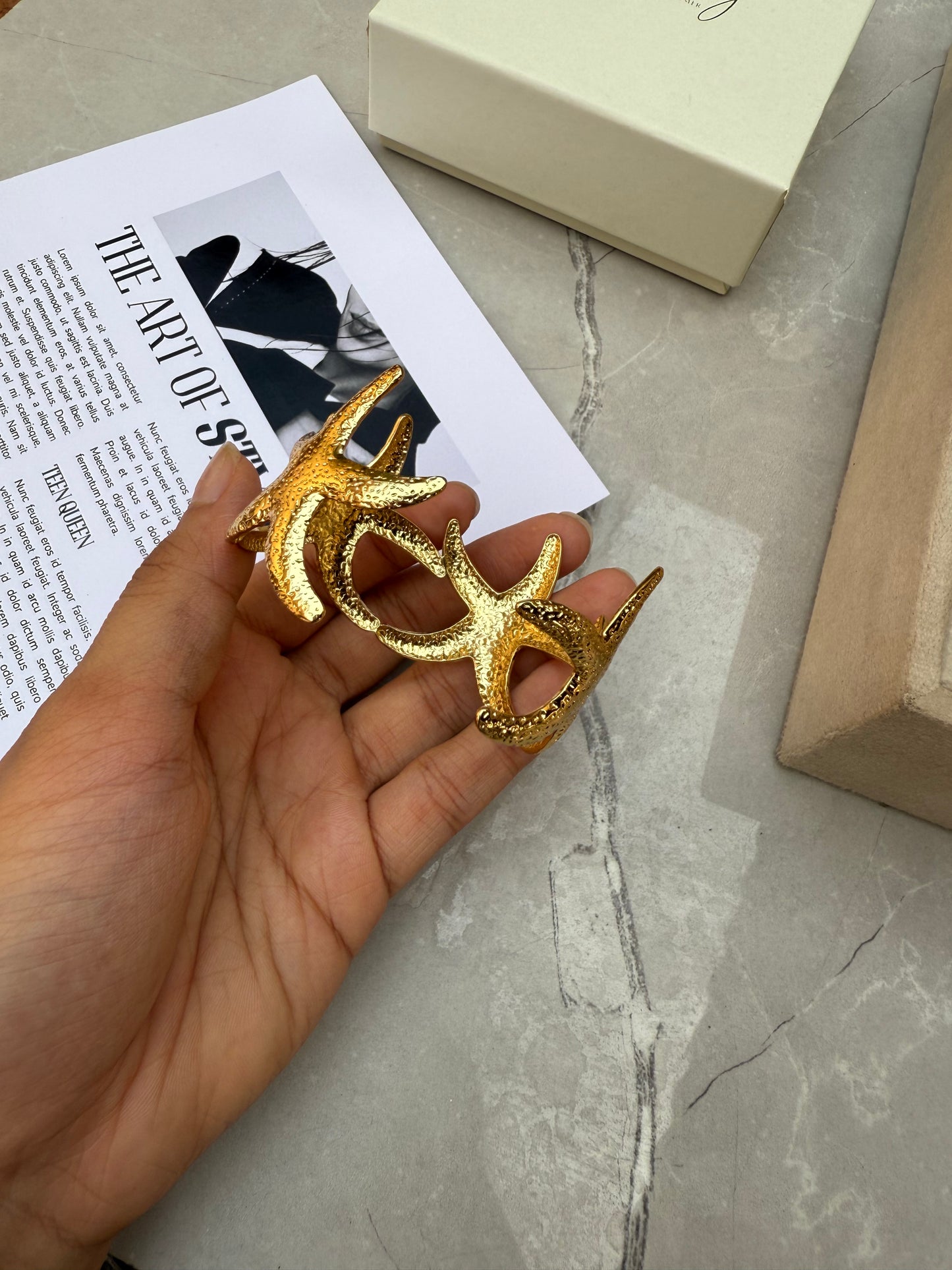 Starfish cuff