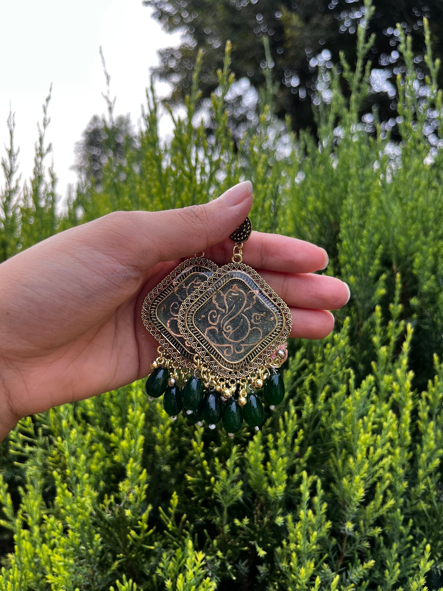 Ganesha jhumkas