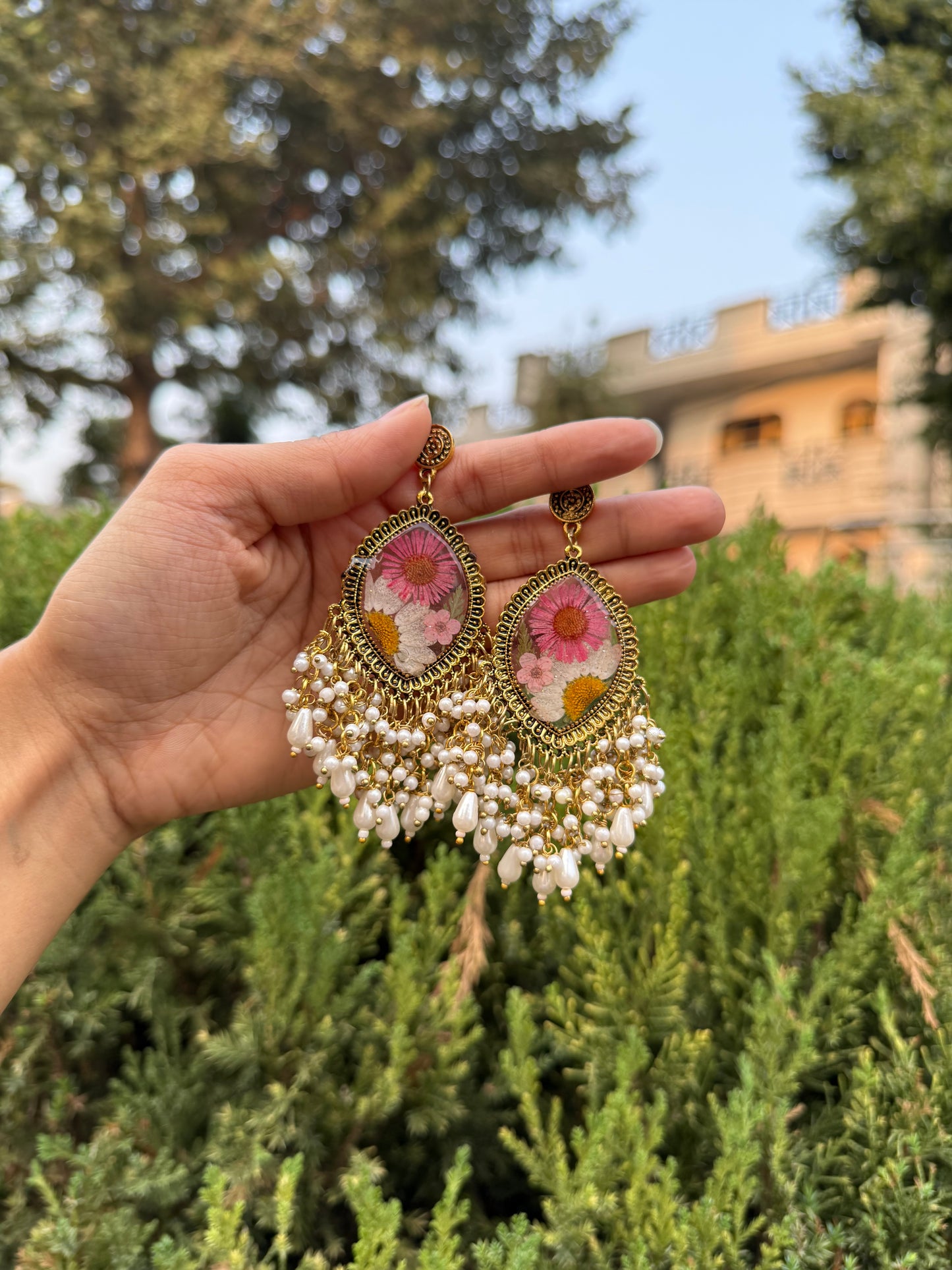 Maharani pearl jhumka