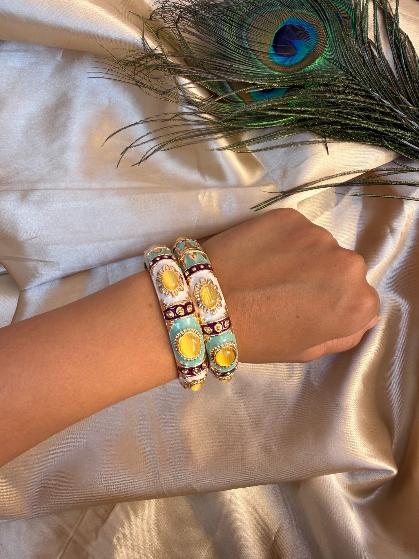 Ethereal glow Bangles