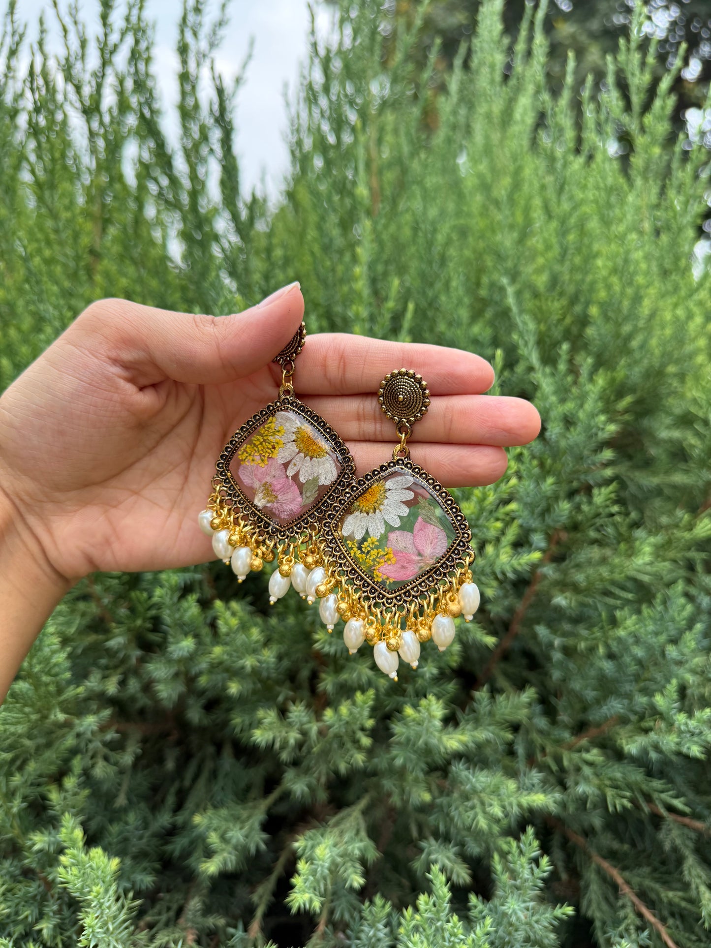 Innaya pearl jhumkas