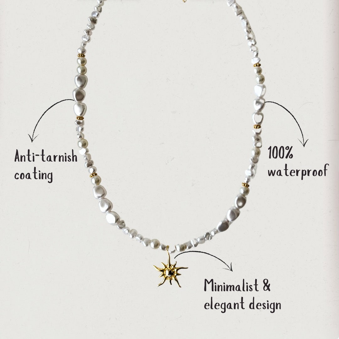 Cecile pearl necklace
