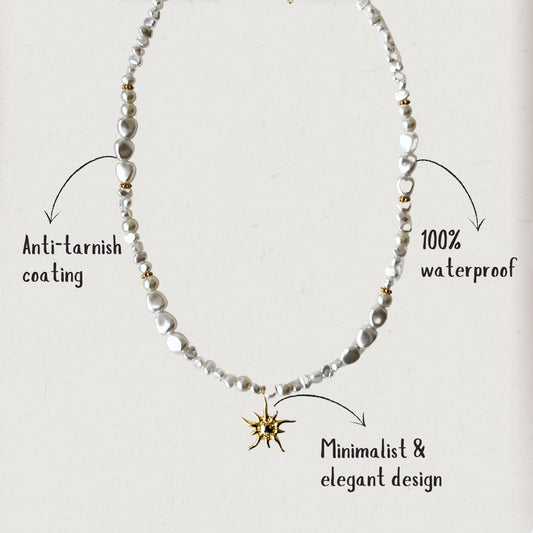Cecile pearl necklace