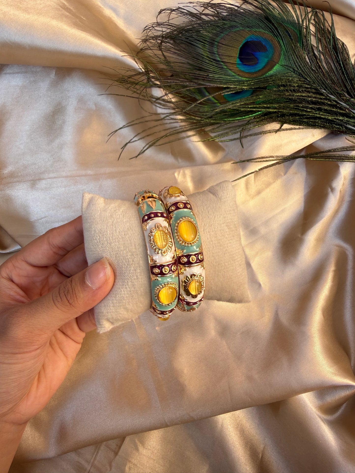 Ethereal glow Bangles