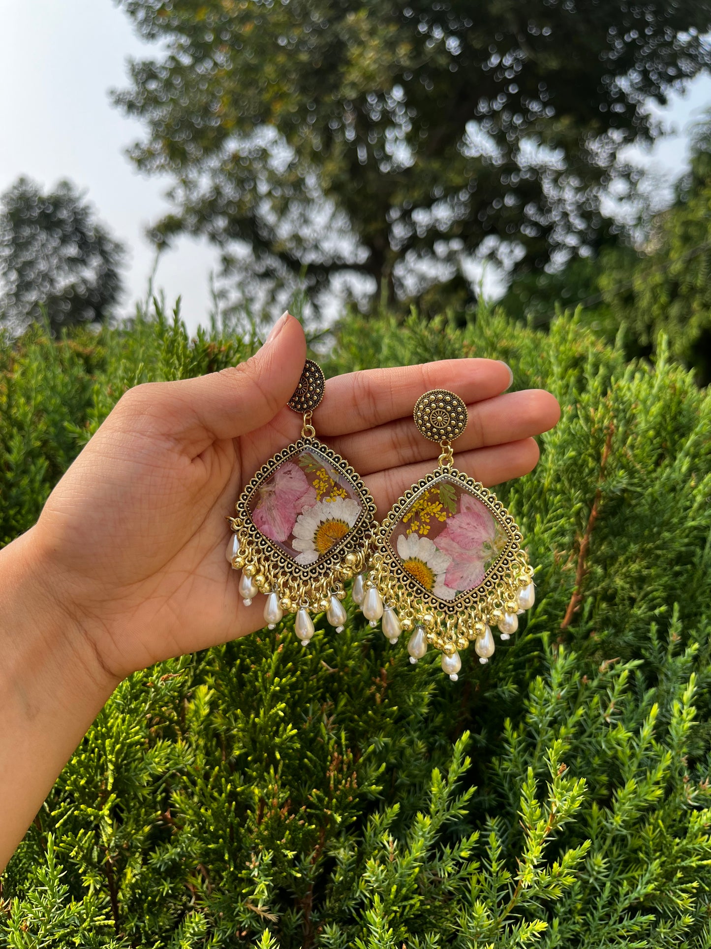 Innaya pearl jhumkas