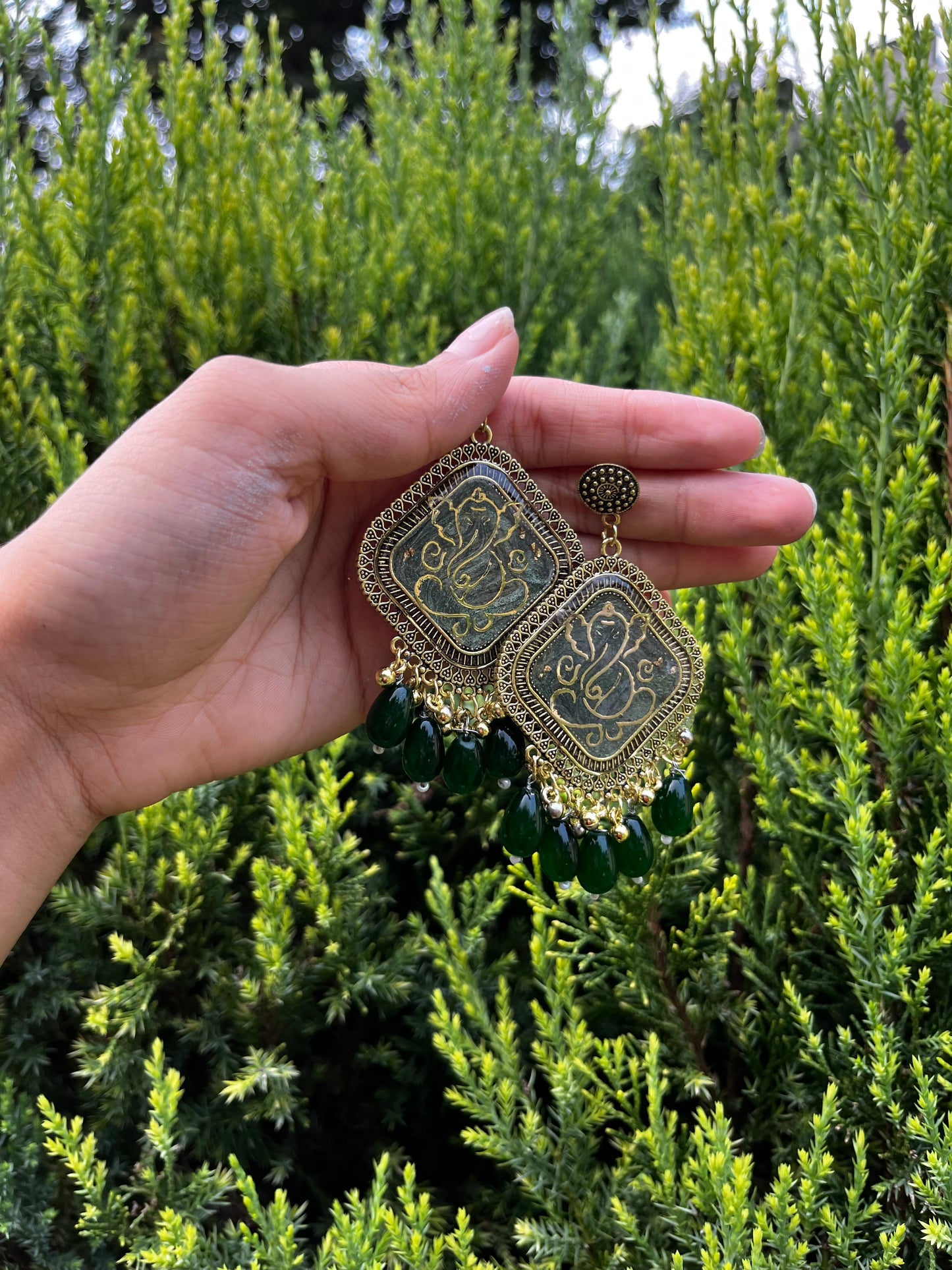 Ganesha jhumkas