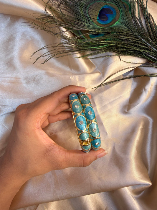Peacock bangles