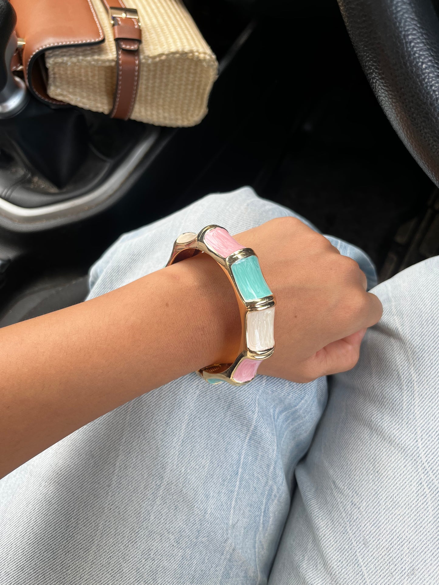 Cotton candy luxe bangle