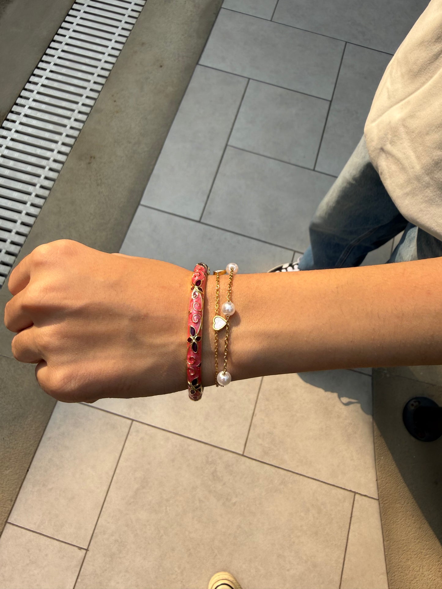 Prettiest pink pearl stack