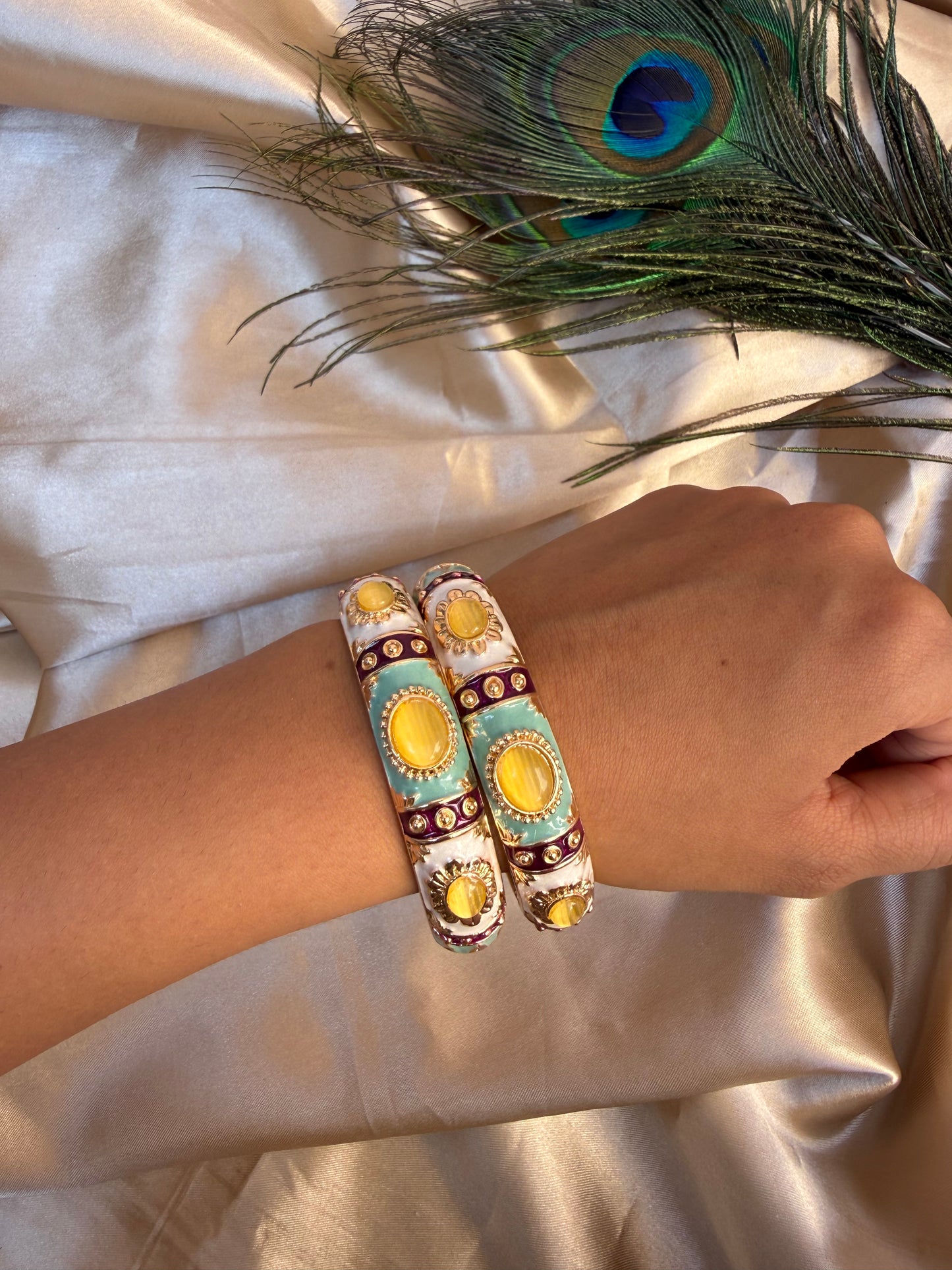 Ethereal glow Bangles