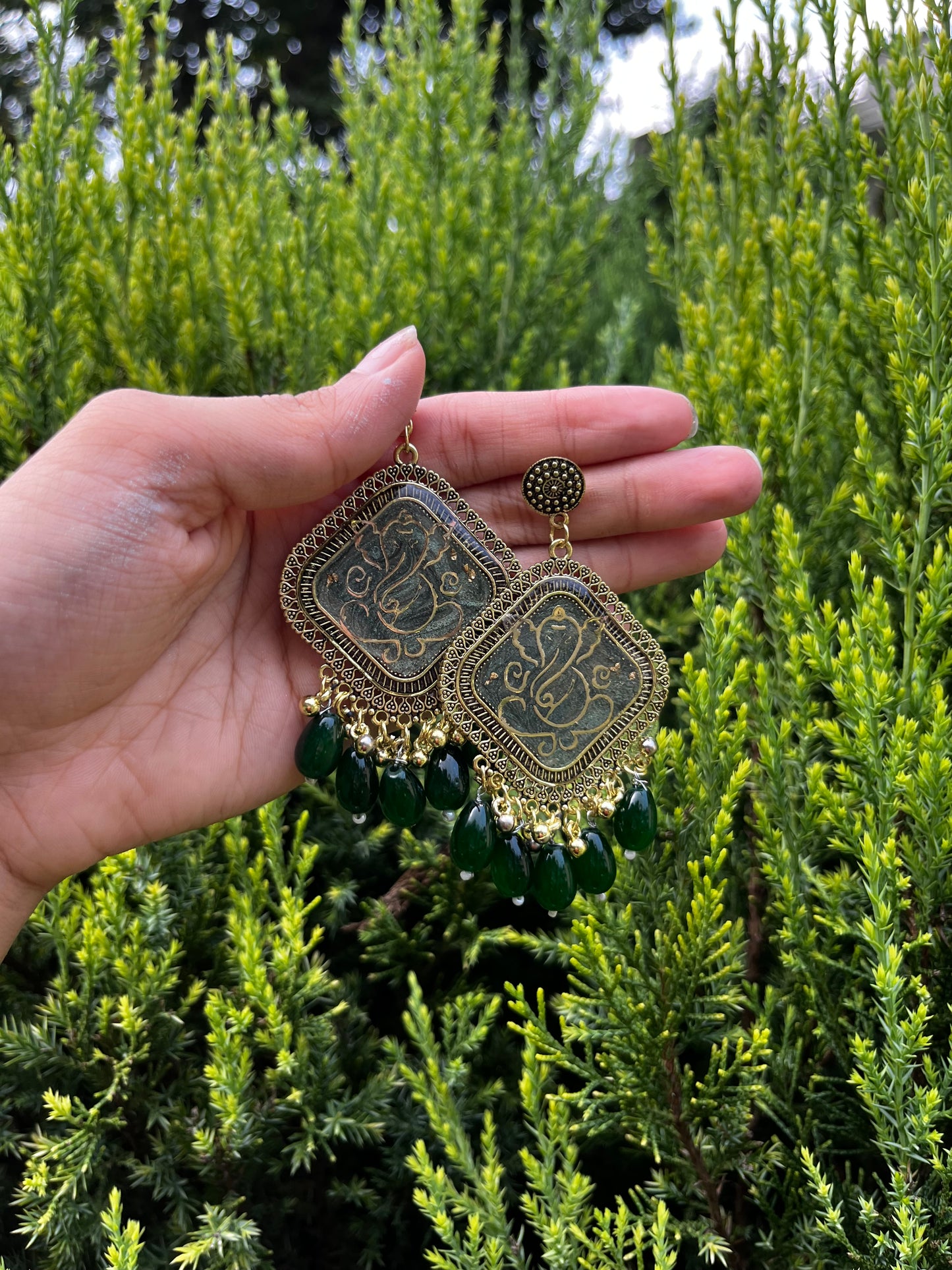 Ganesha jhumkas