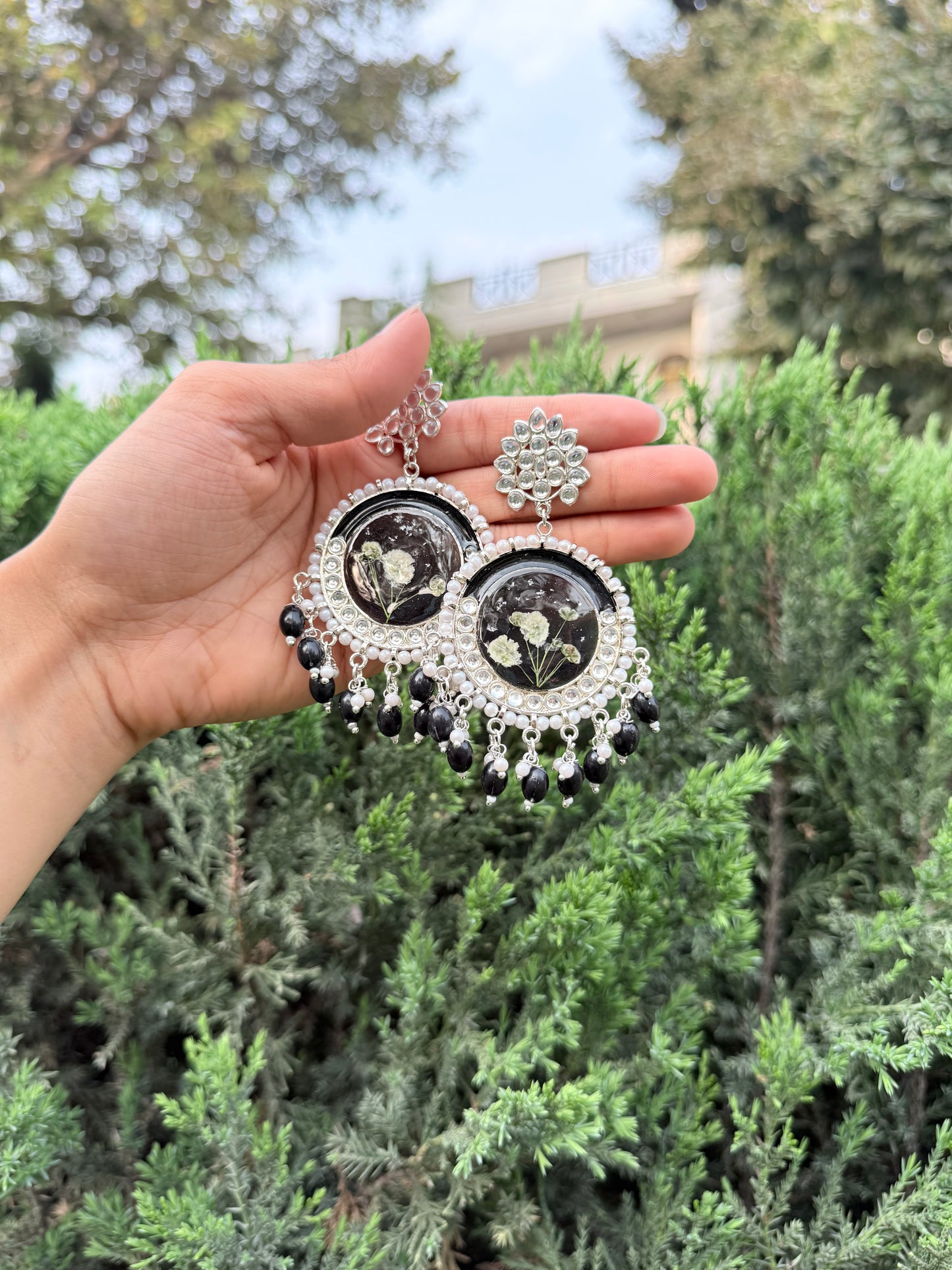 Royal black breath Jhumka