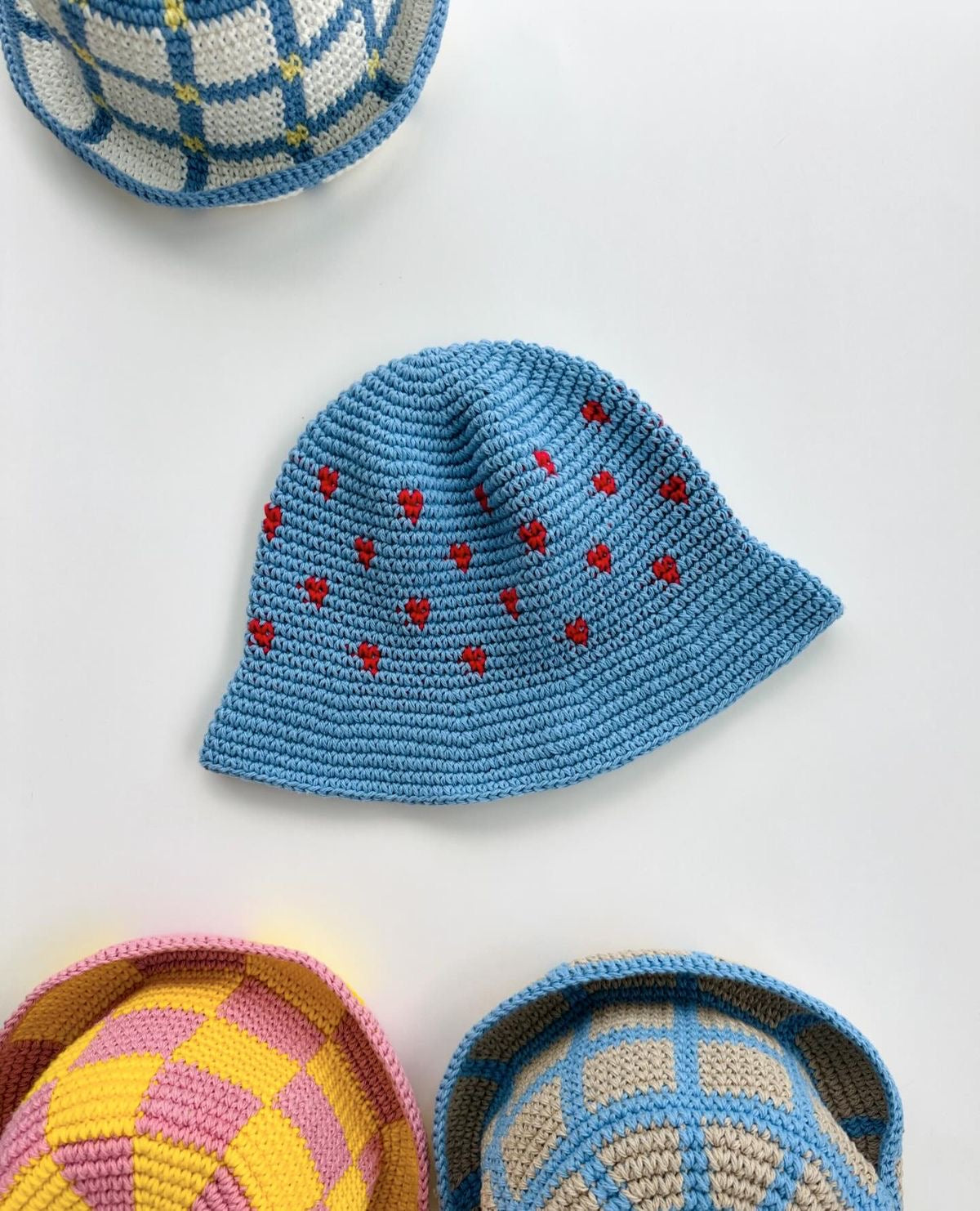 Cutest heart crochet hat