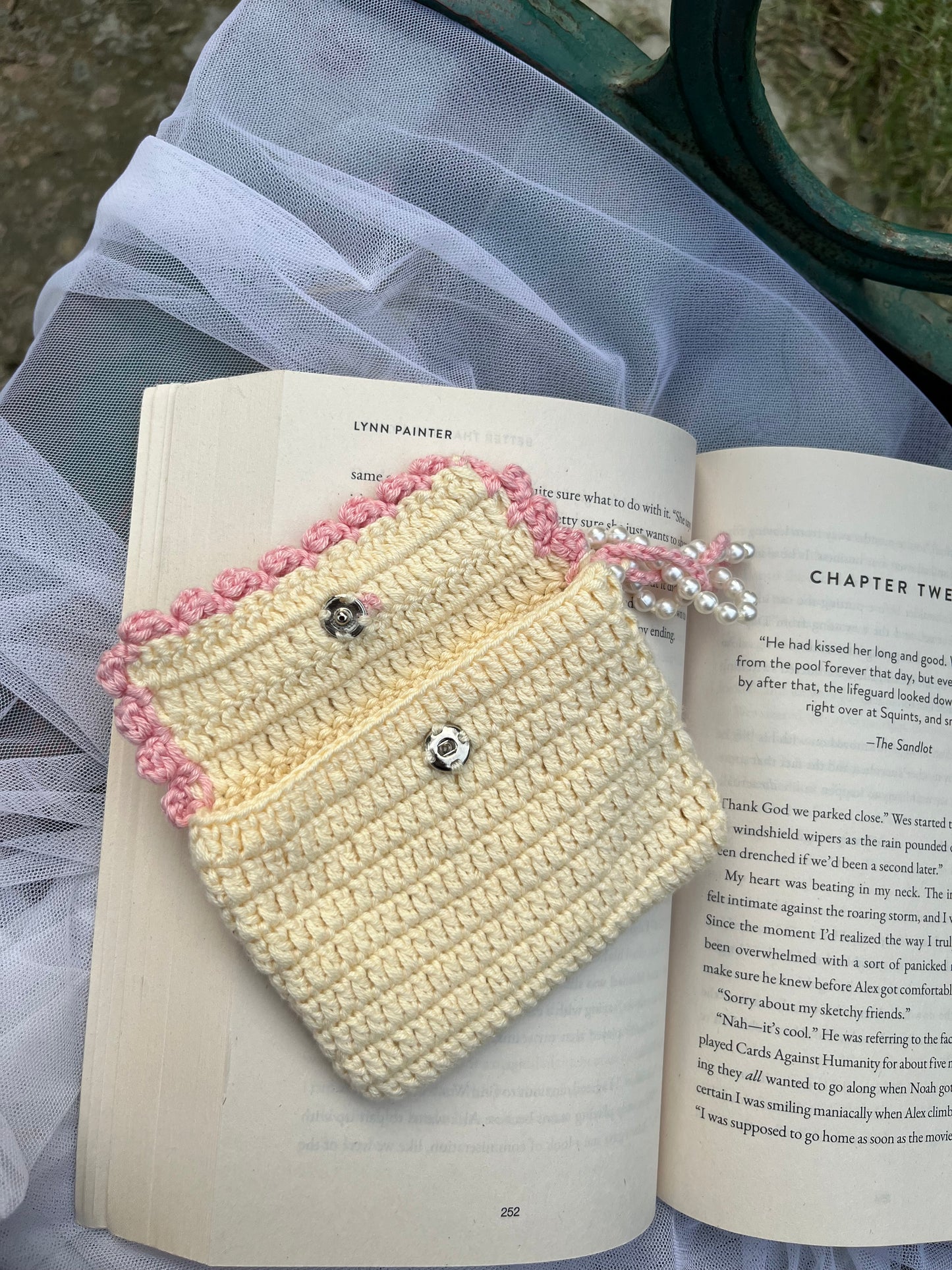 Crochet pouch