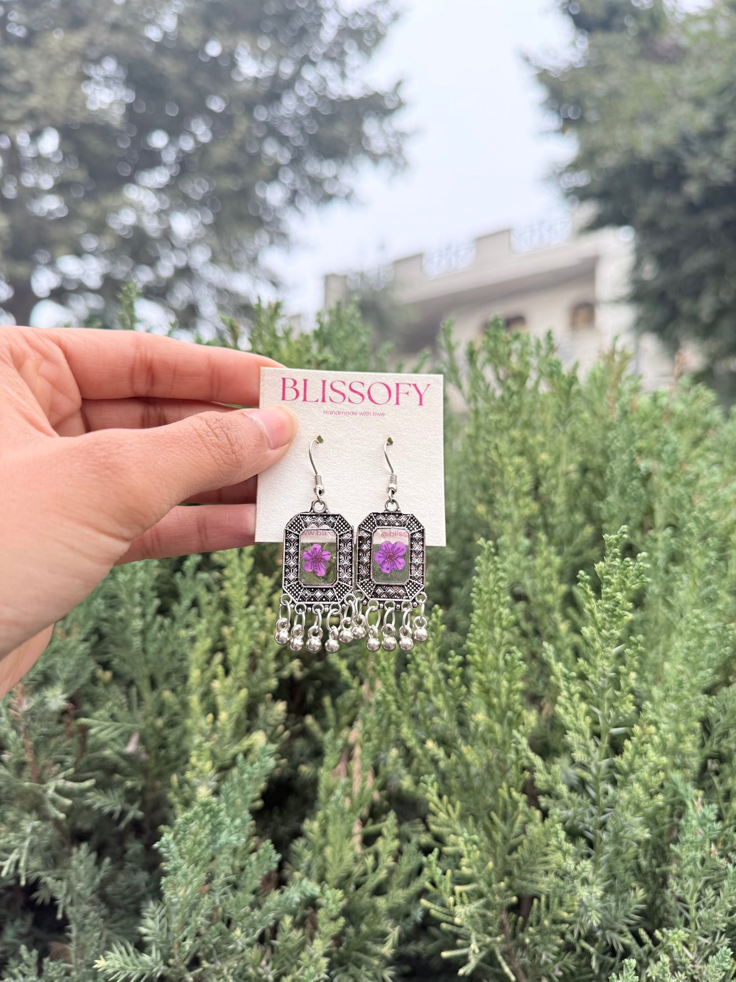 Mini cutie purple jhumki