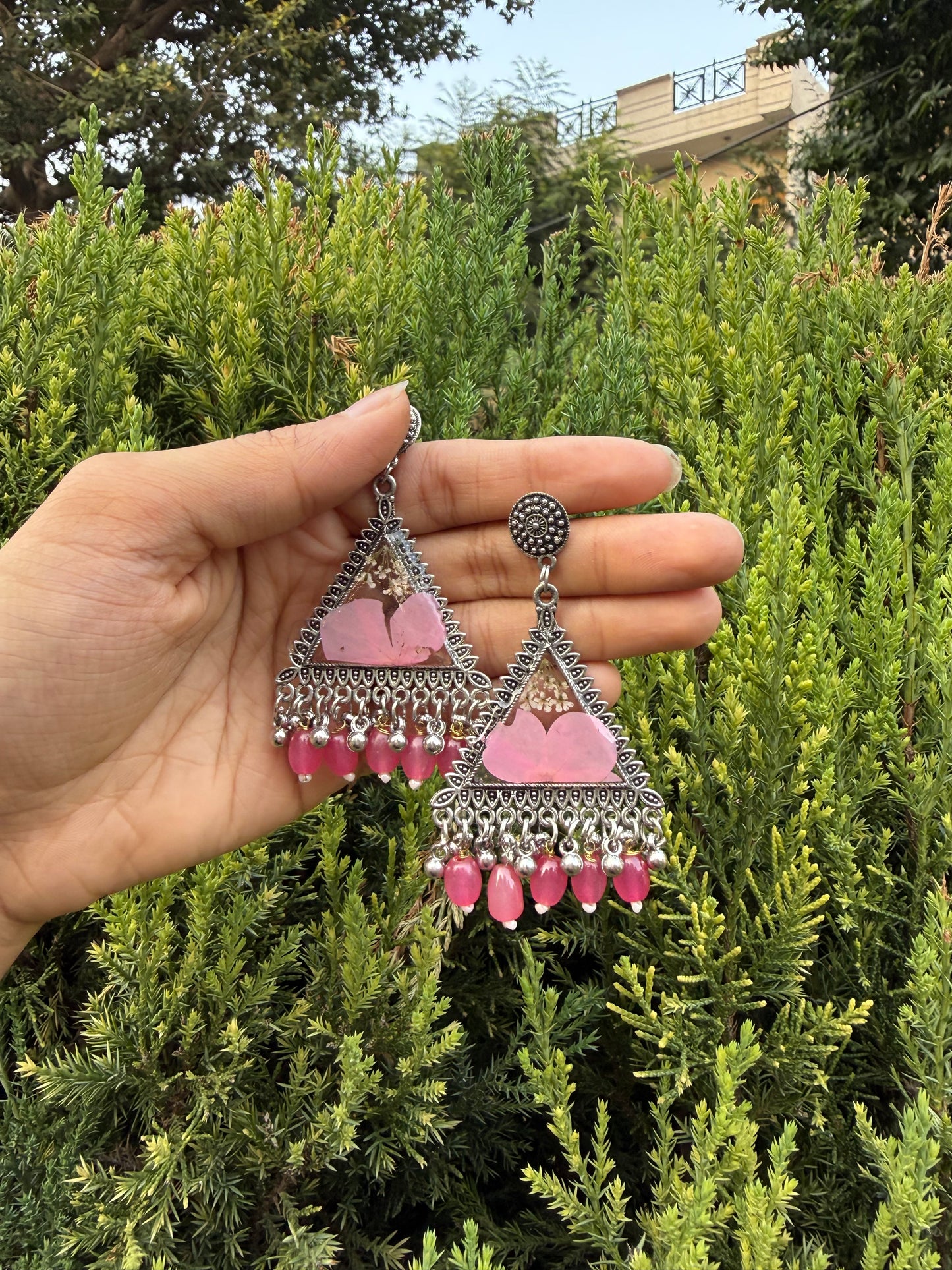 Mini anne lace jhumkas