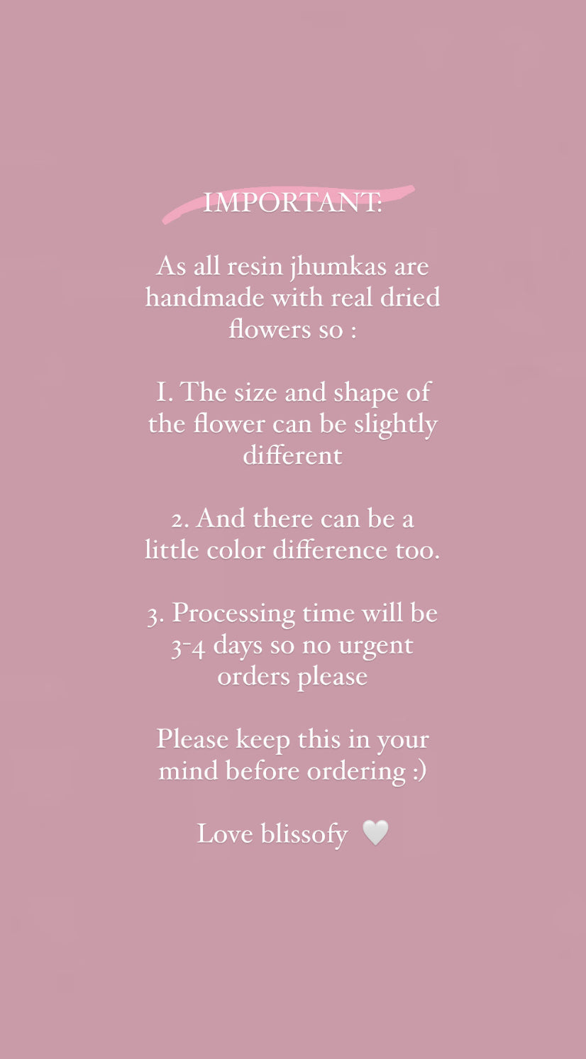 Elegant daisy jhumka ( without beads)