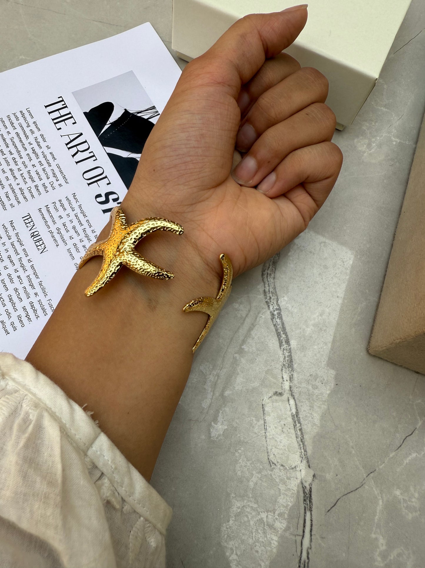 Starfish cuff