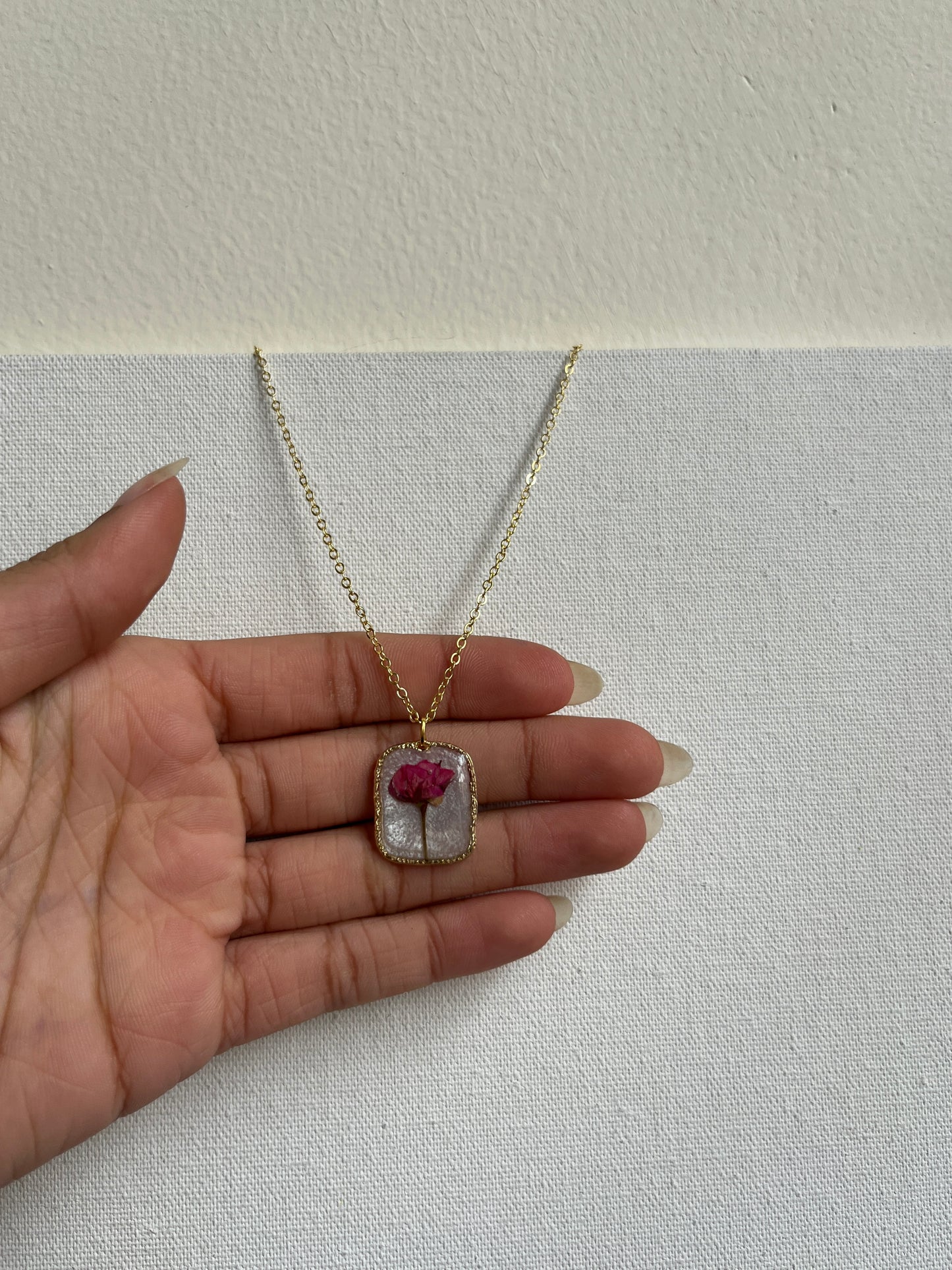 Prettiest rose bud pendant
