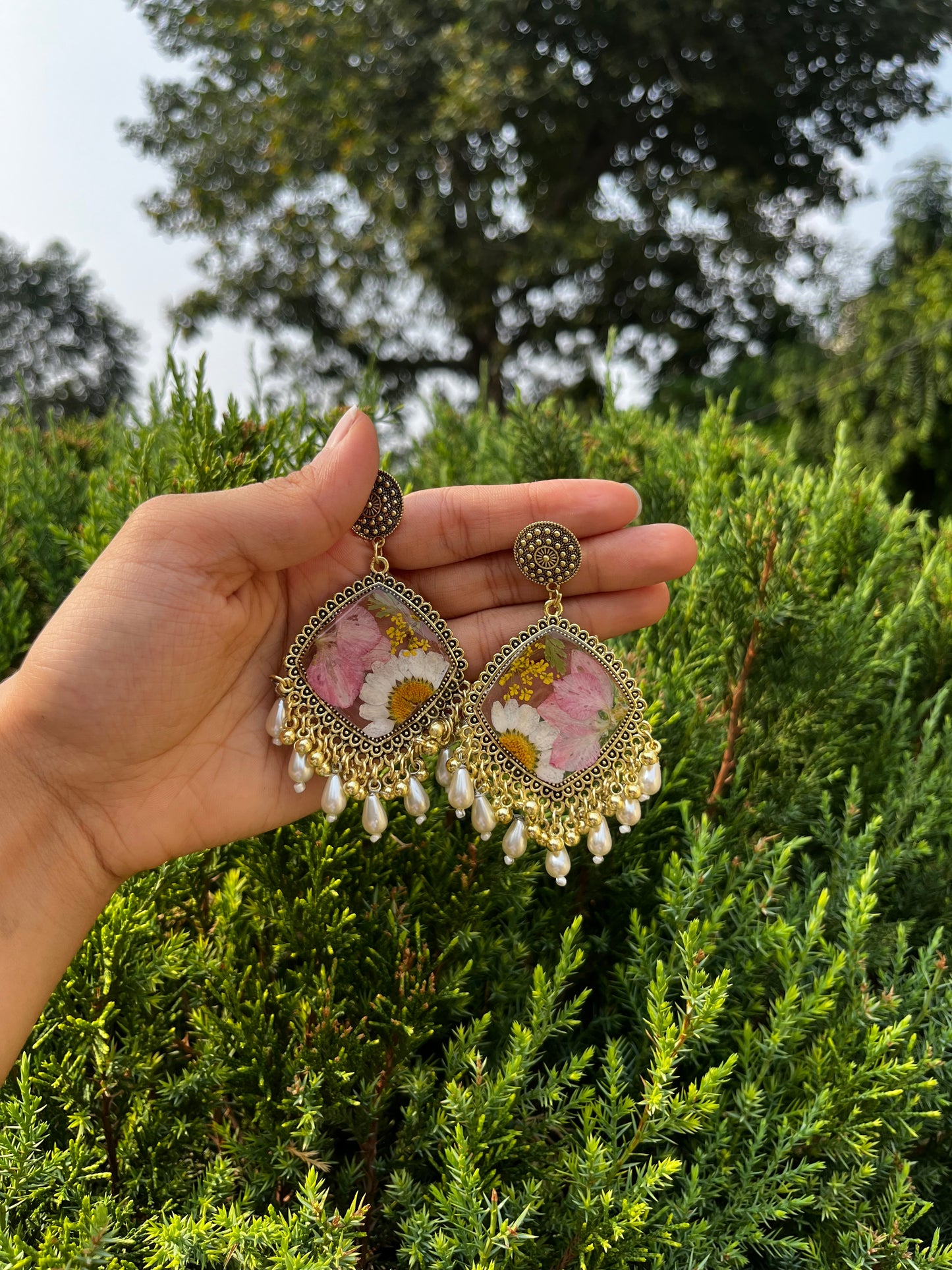 Innaya pearl jhumkas