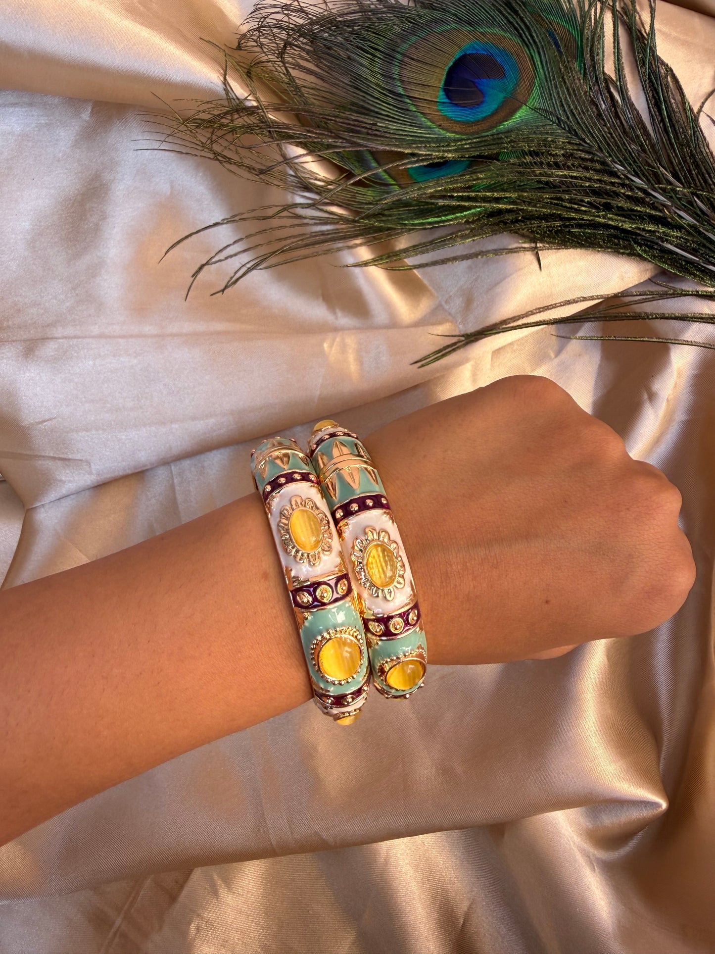 Ethereal glow Bangles
