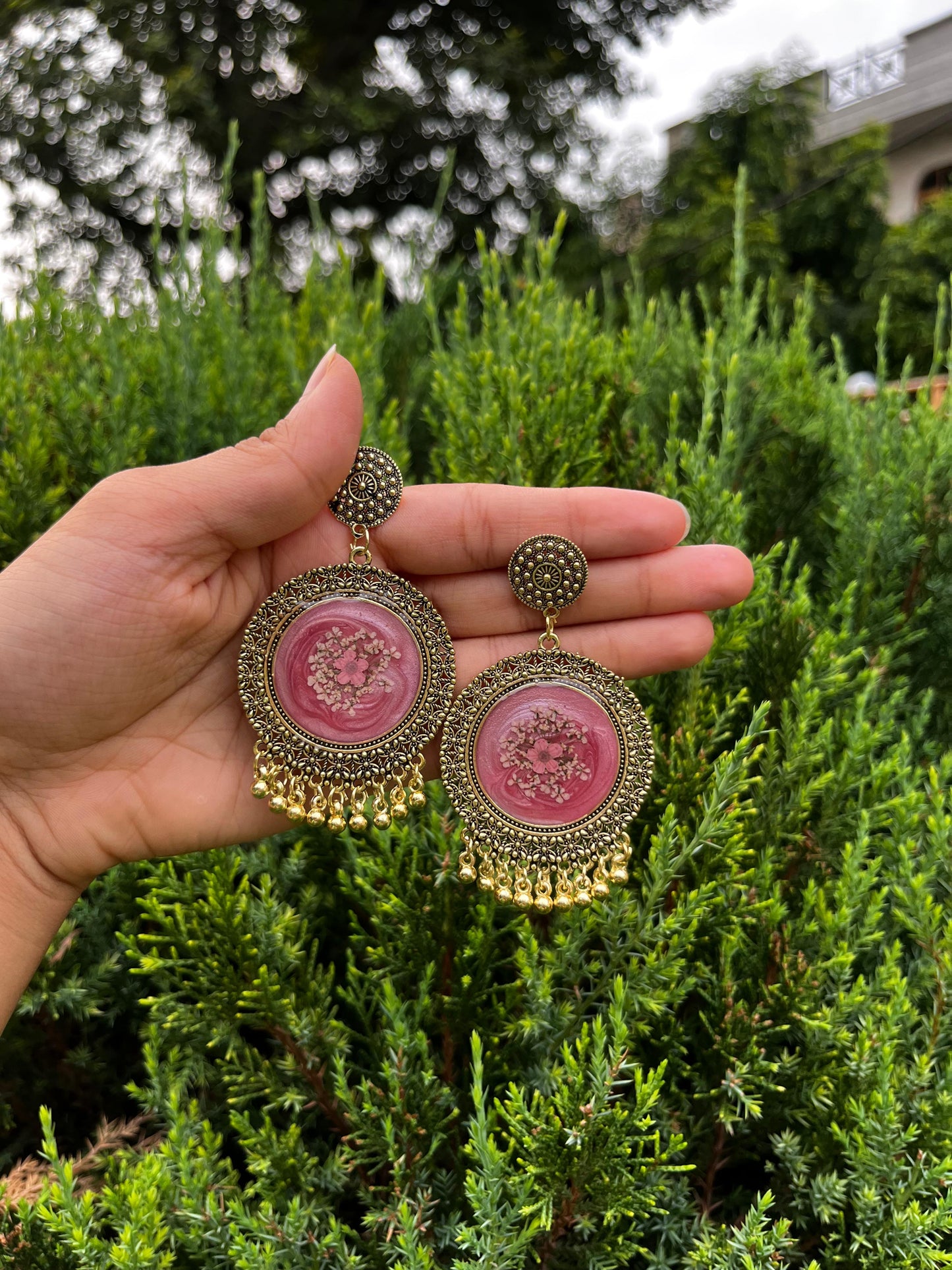Jhumkas & necklacepair