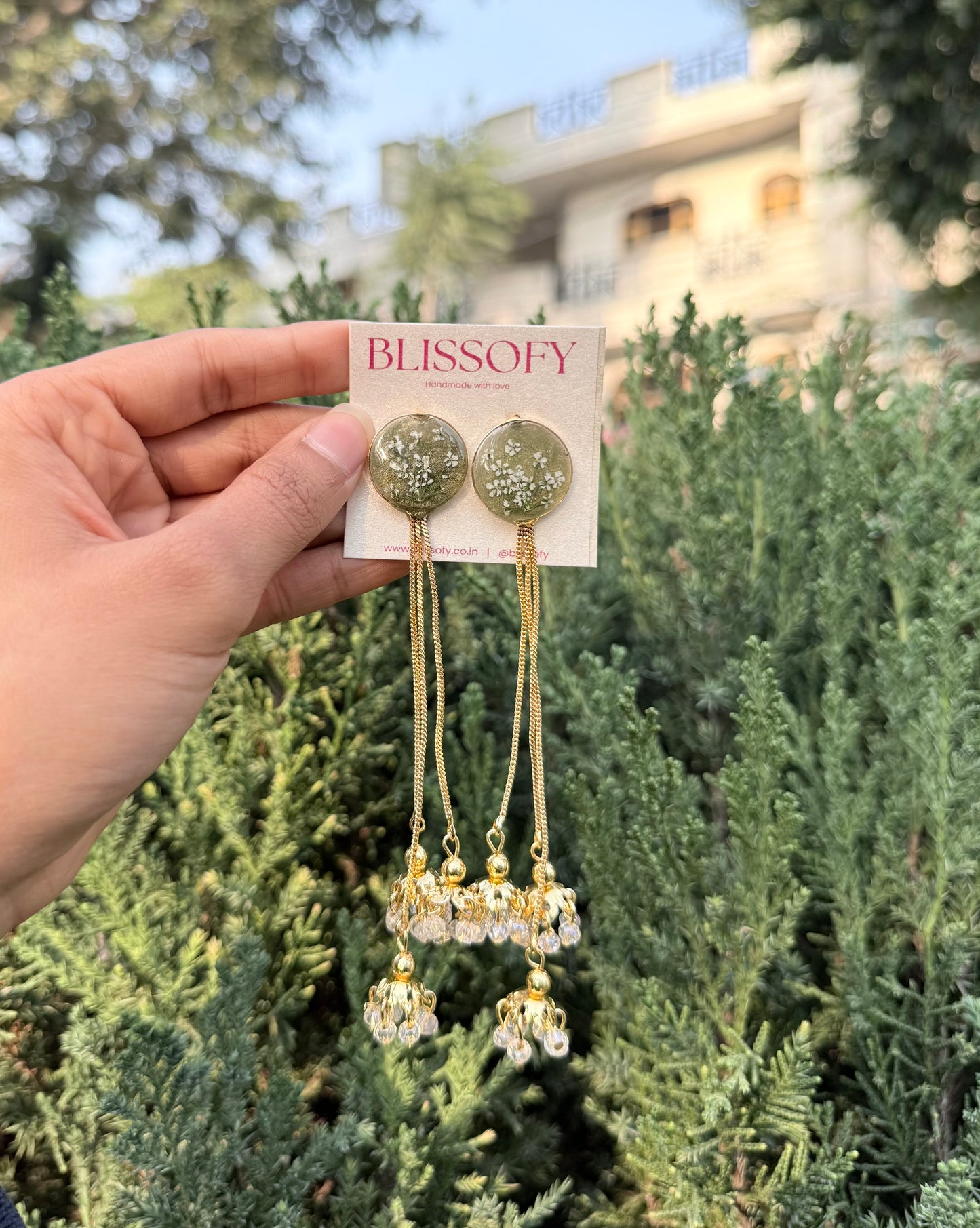 Meadow drop earrings