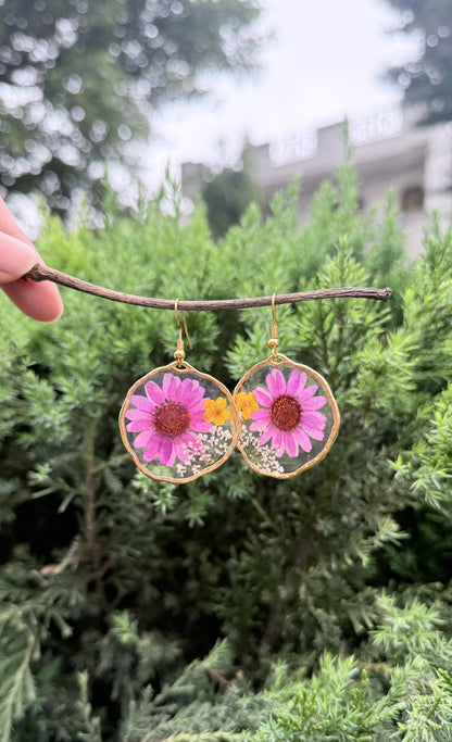 Petal poetry earrings