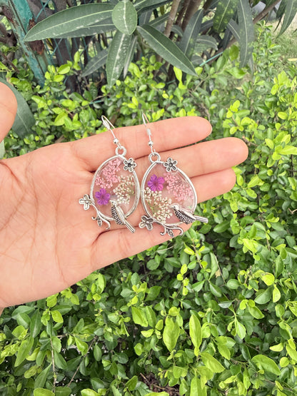 Petal nest earrings
