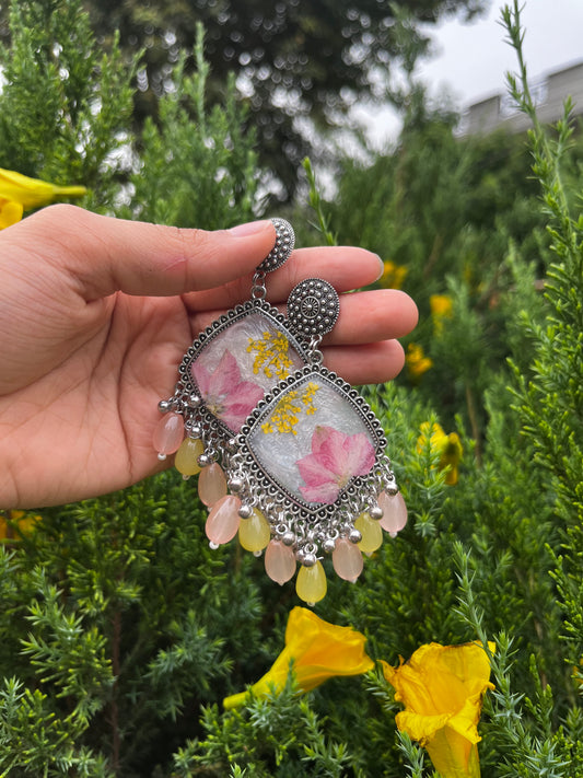 Prettiest lime pink jhumka