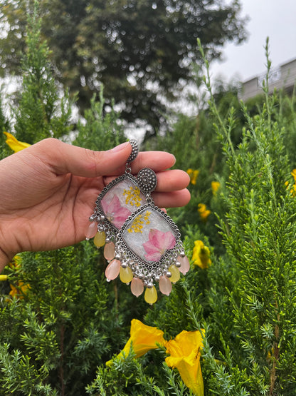 Prettiest lime pink jhumka