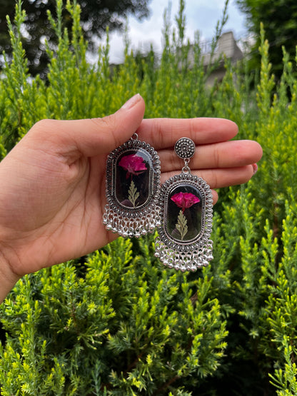 Rose bud  jhumkas