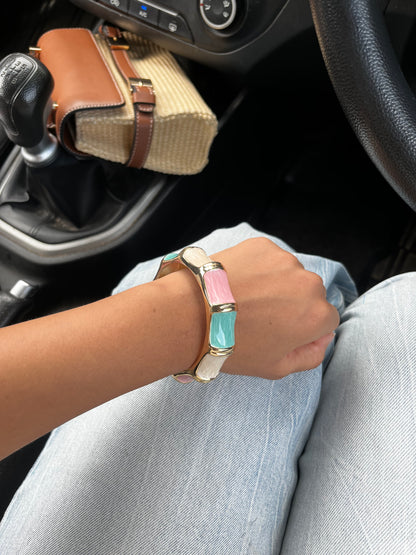 Cotton candy luxe bangle
