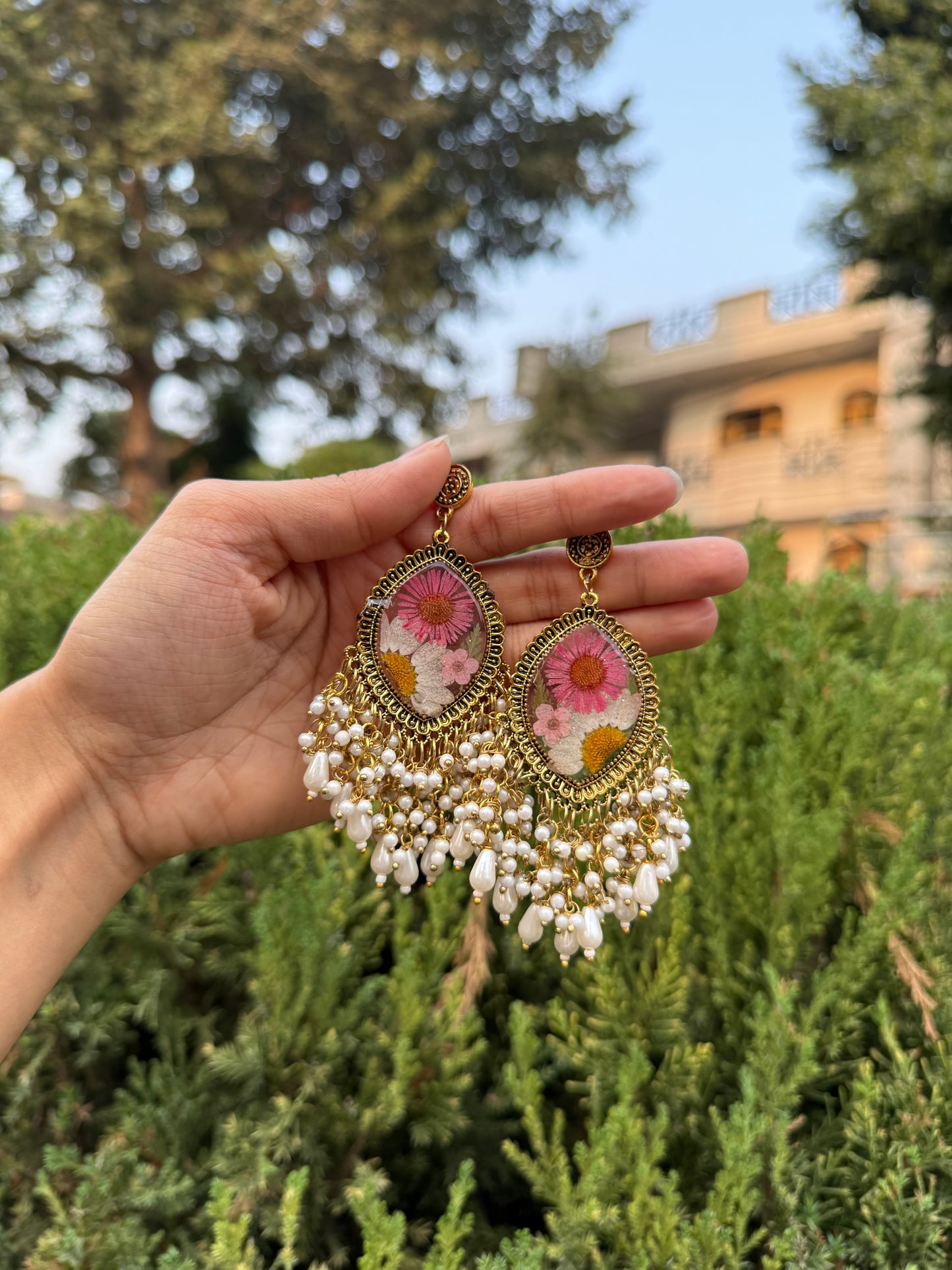 Maharani pearl jhumka