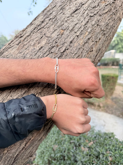 Nautical link matching bracelets