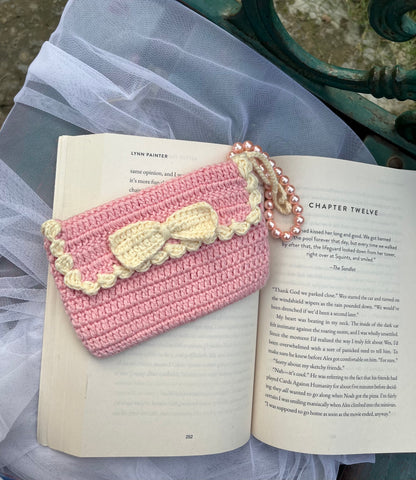 Crochet wallet pouch